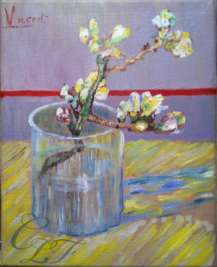 LA BRANCHE DE CERISIER - Copie V. Van Gogh